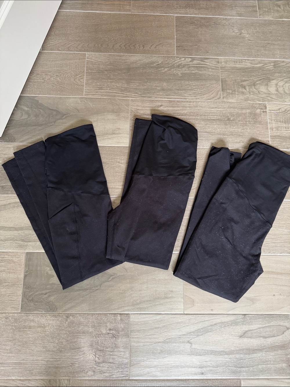 Lot of 3 Zella Black Maternity Leggings